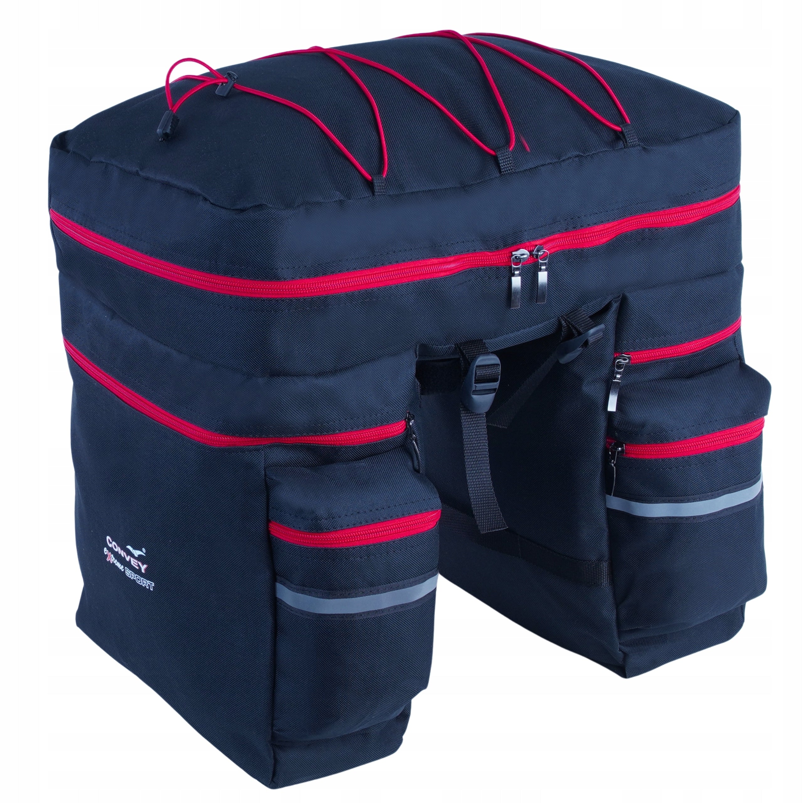 Bicycle pouch for trunk 3 compartments Codura Polish Product Convey