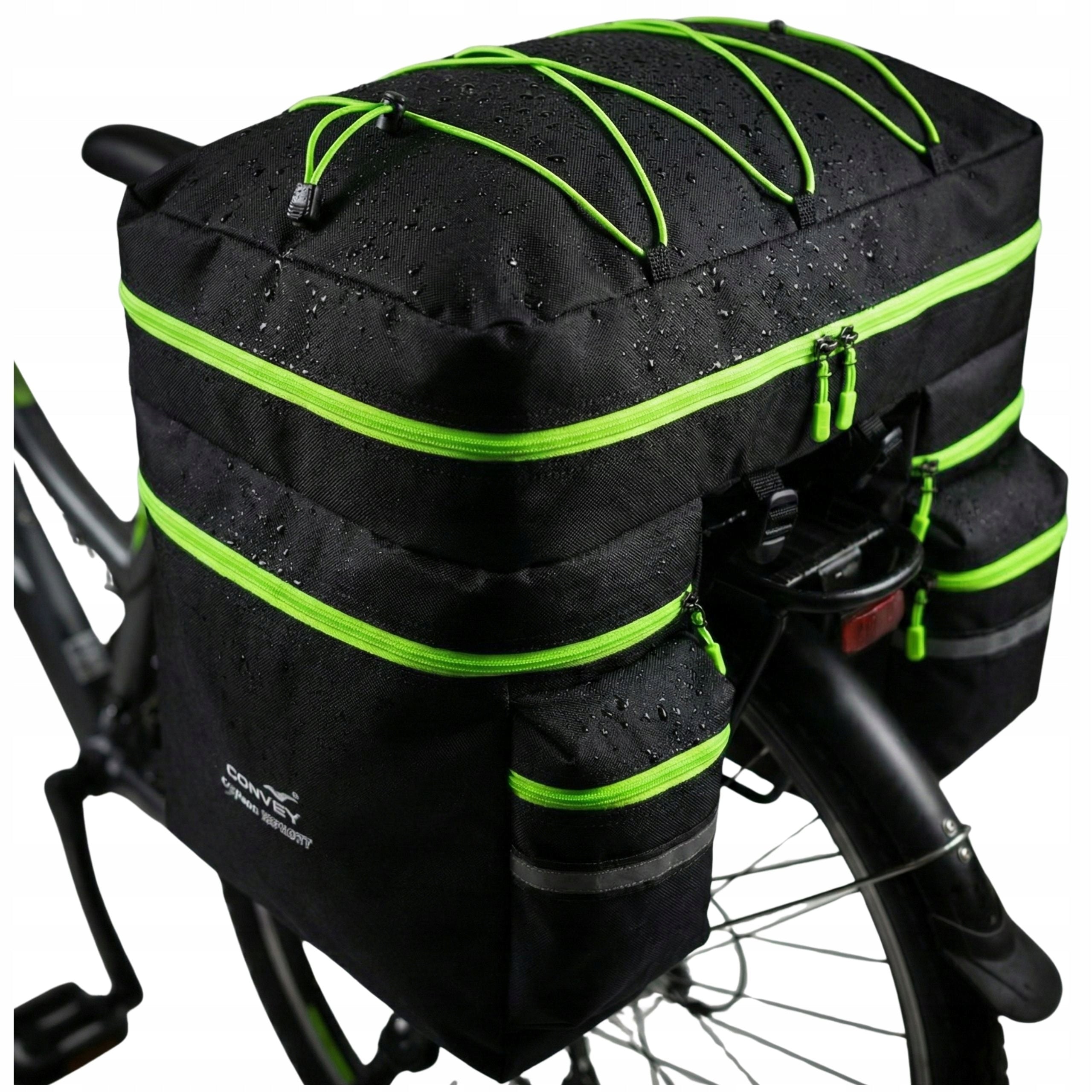 Bicycle pouch for trunk 3 compartments Codura Polish Product Convey