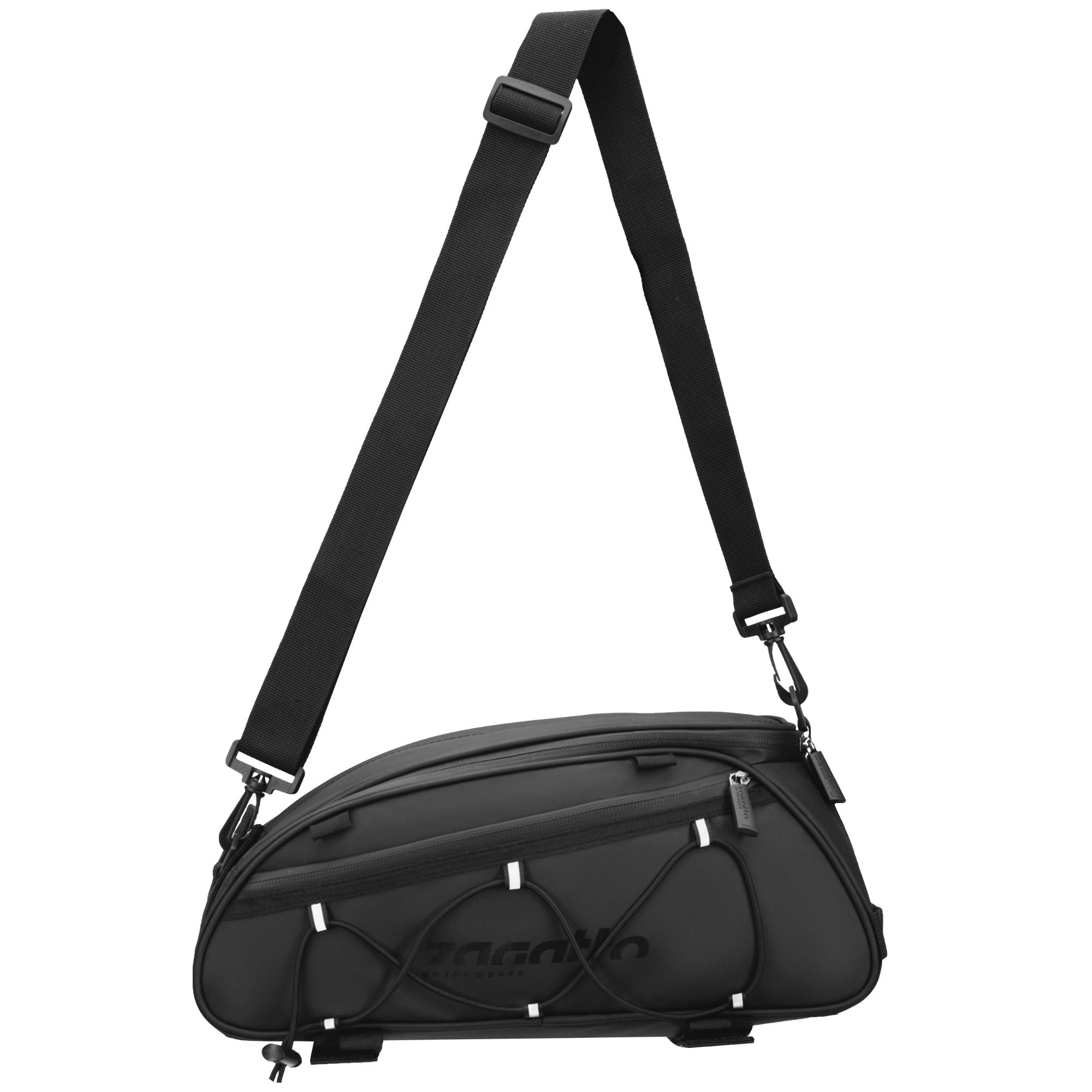 Bicycle pouch trunk bag waterproof side rear roomy ZAGATTO Color black