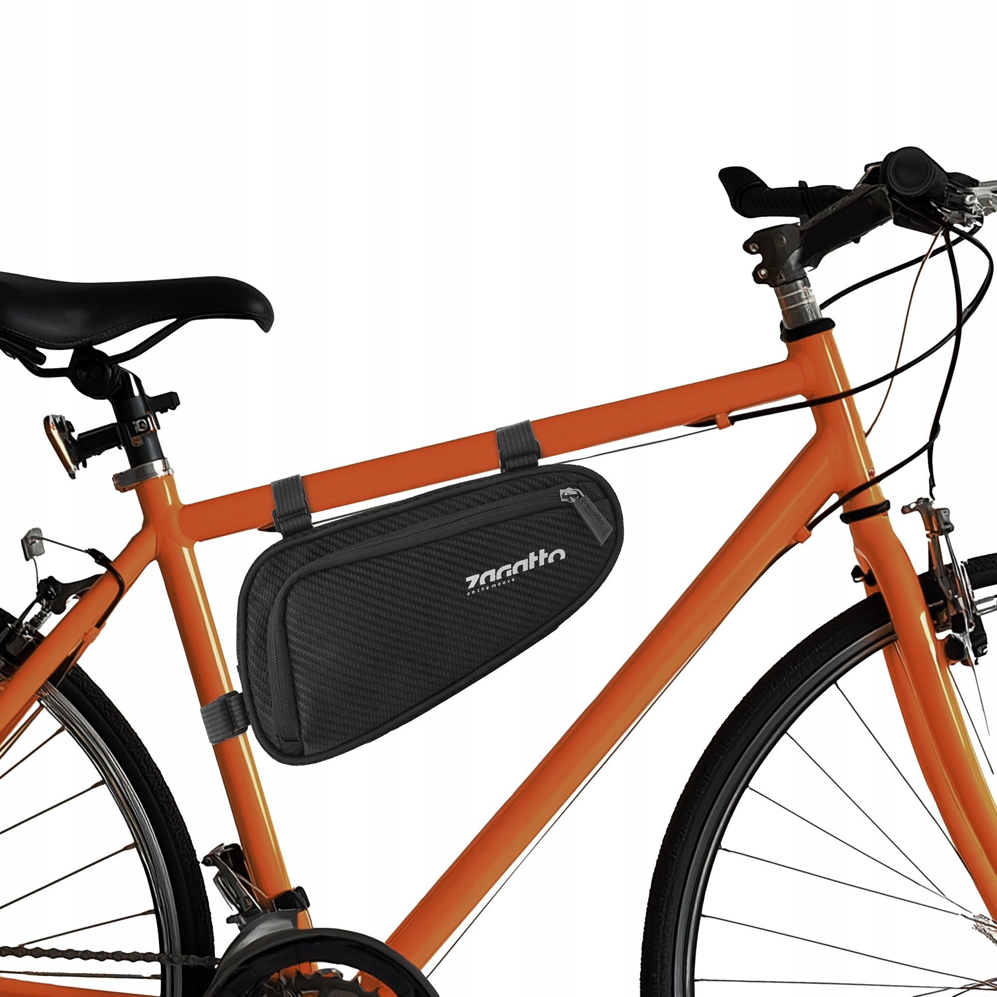 Bicycle pouch under the frame bicycle pouch roomy waterproof 2L ZAGATTO Model ZG1105