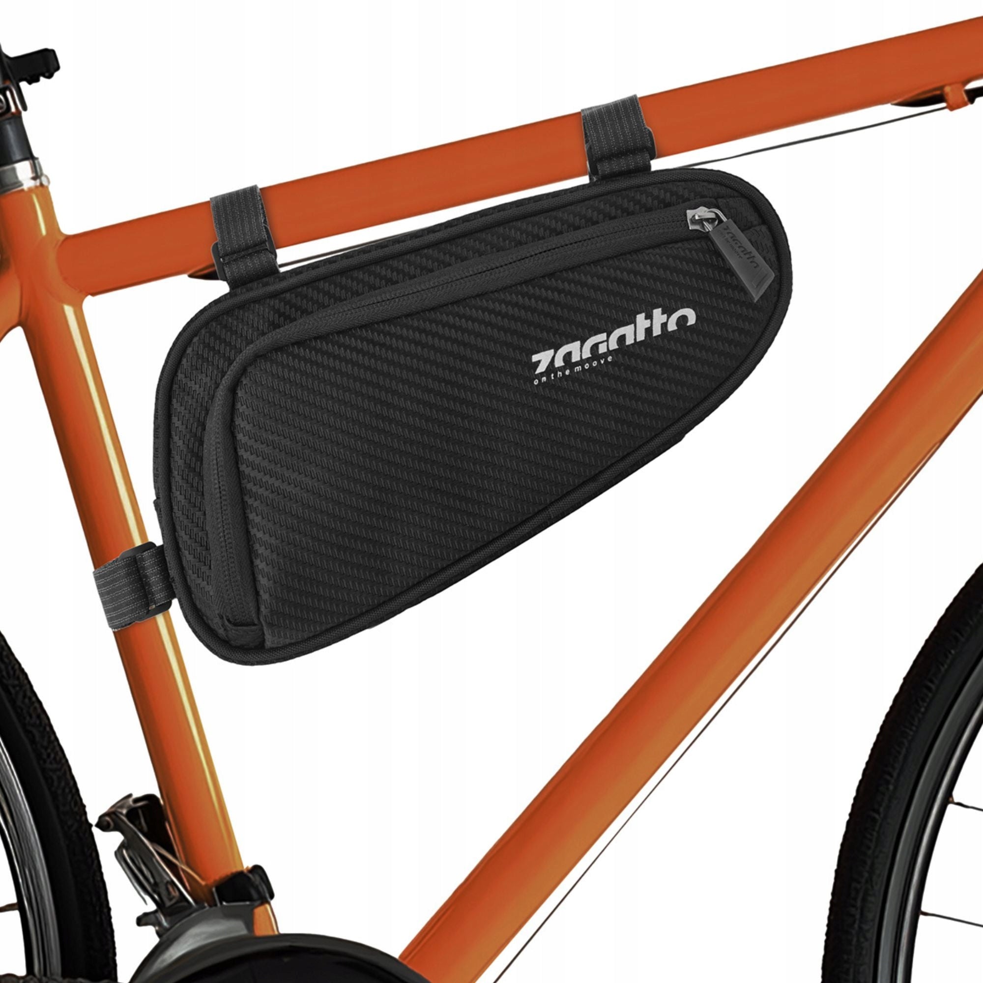 Bicycle pouch under the frame bicycle pouch roomy waterproof 2L ZAGATTO