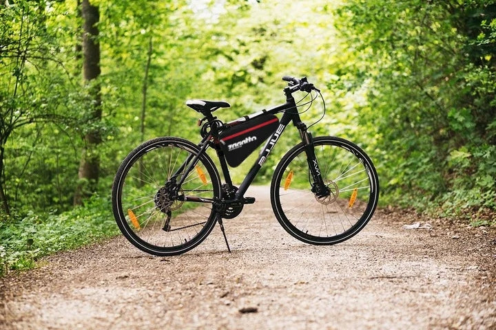 Bicycle pouch under the frame bicycle pouch roomy waterproof 4L ZAGATTO Color black