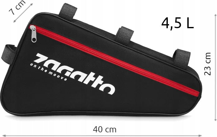 Bicycle pouch under the frame bicycle pouch roomy waterproof 4L ZAGATTO Manufacturer code ZG792