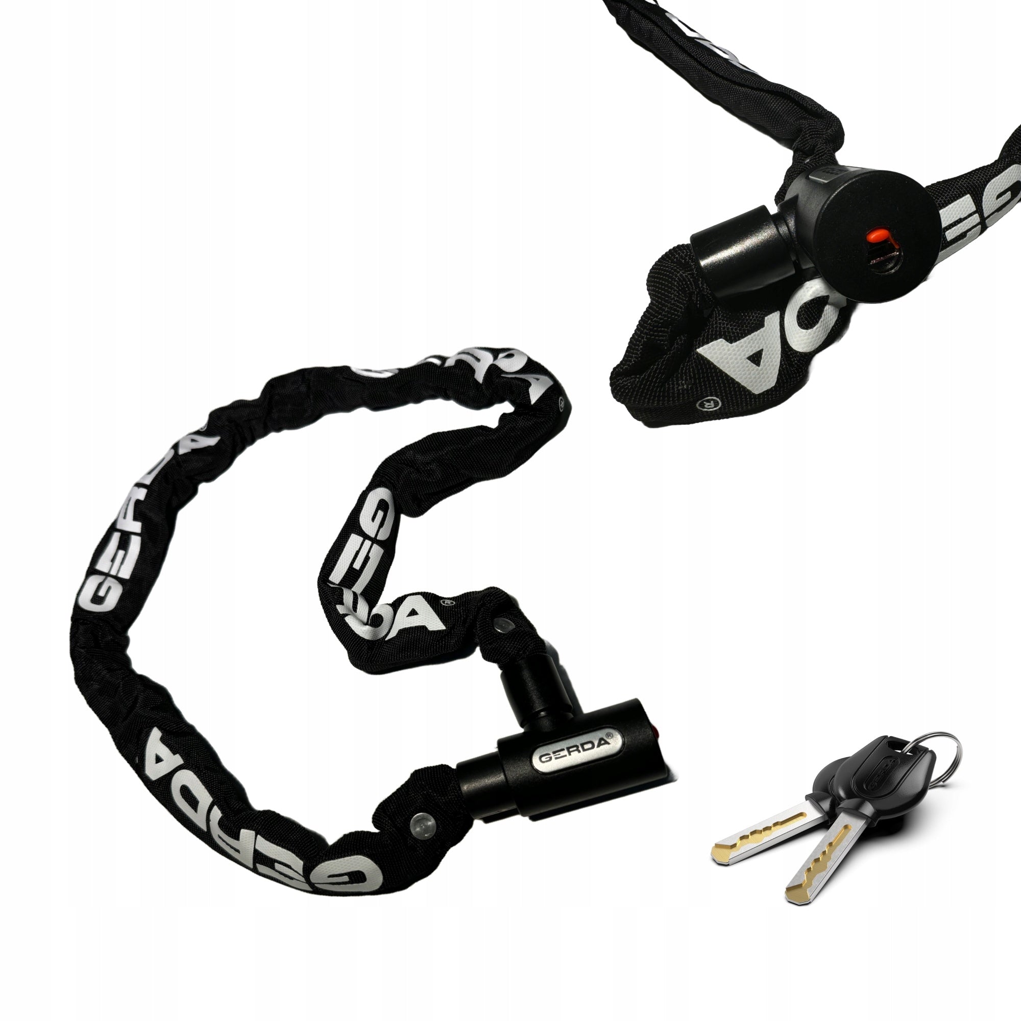 Bicycle protection GERDA CONTRA 1200/6V clasp chain key Brand Gerda