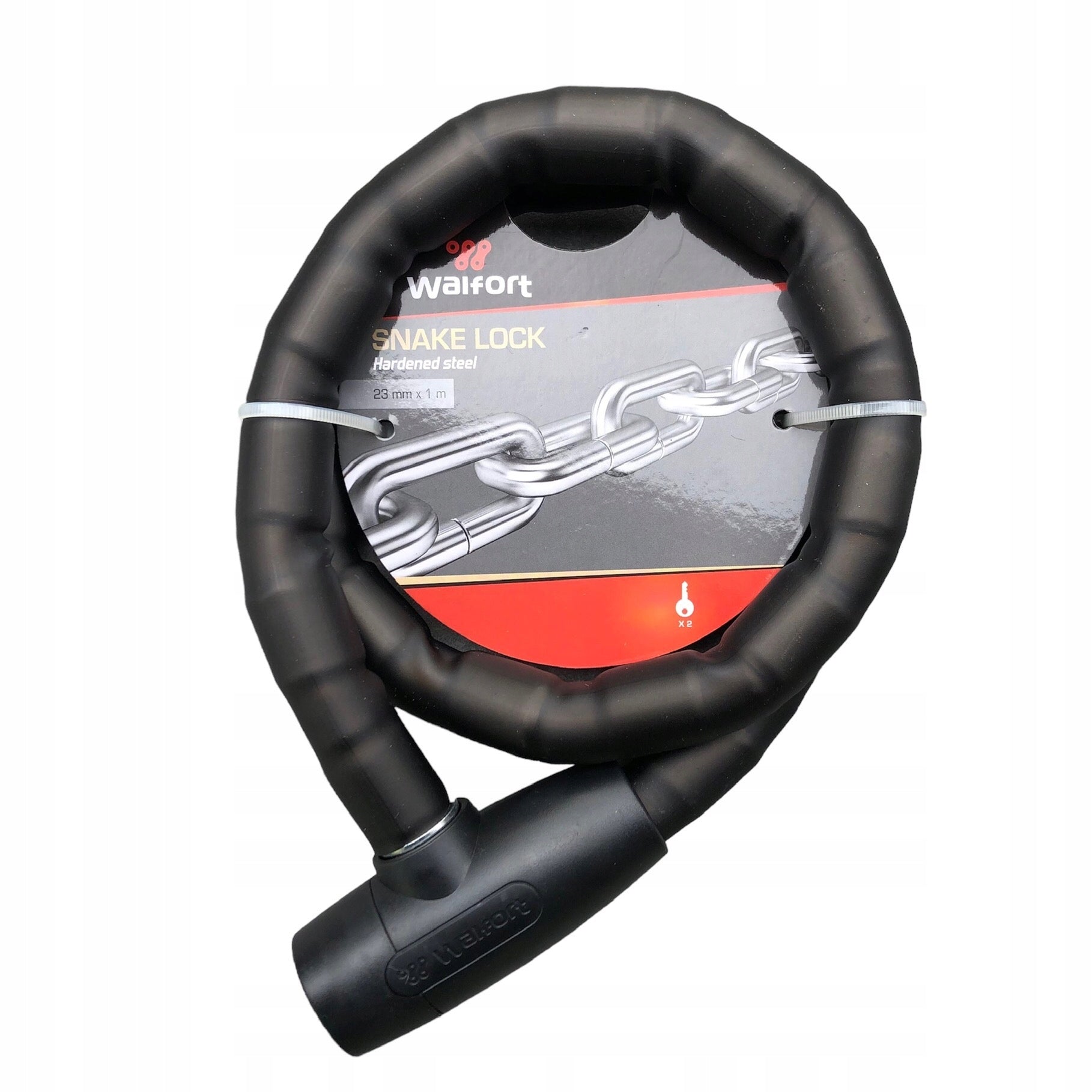 Bicycle protection chain Walfort Snake lock clasp for bike