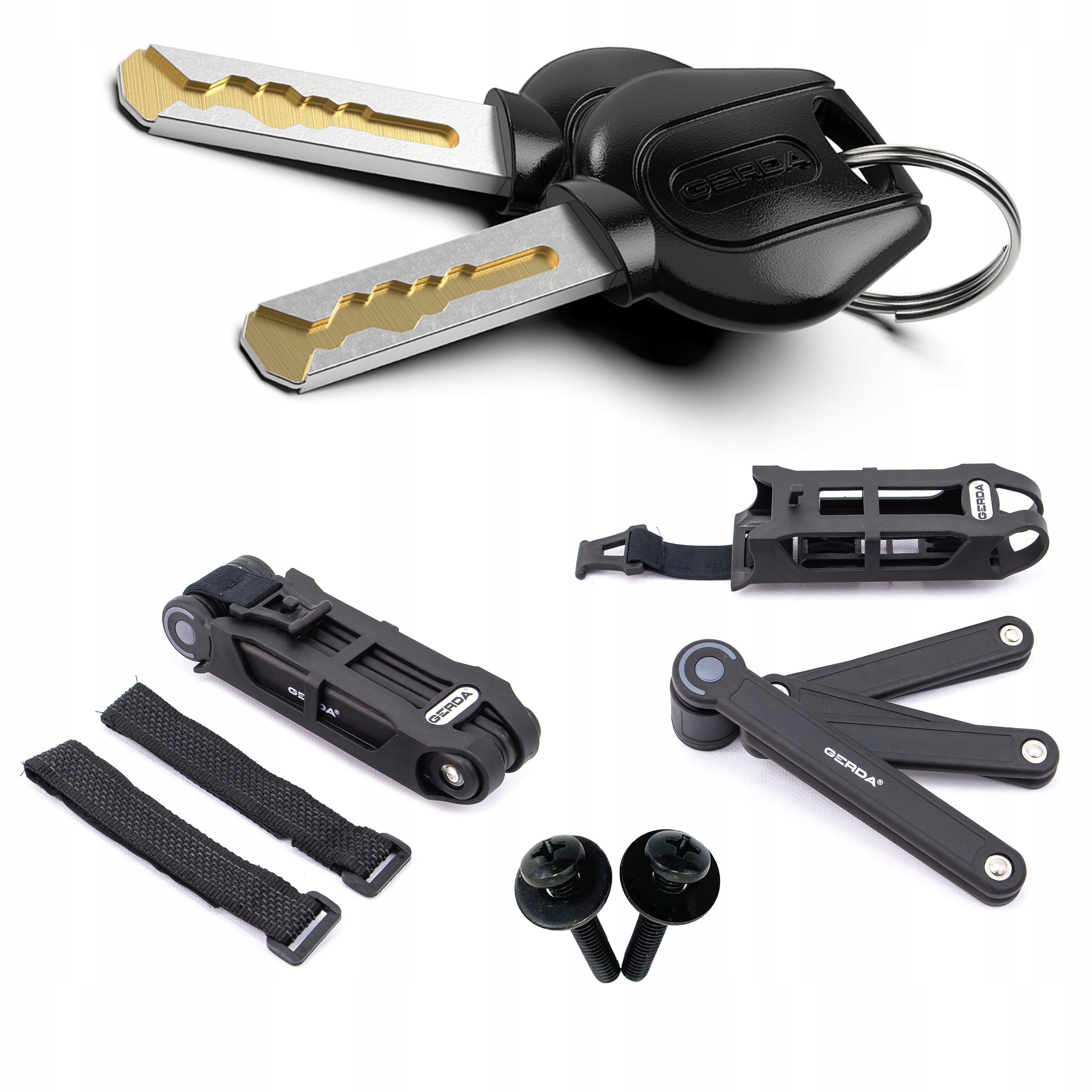 Bicycle protection folding clasp Gerda Fold 840V Brand Gerda