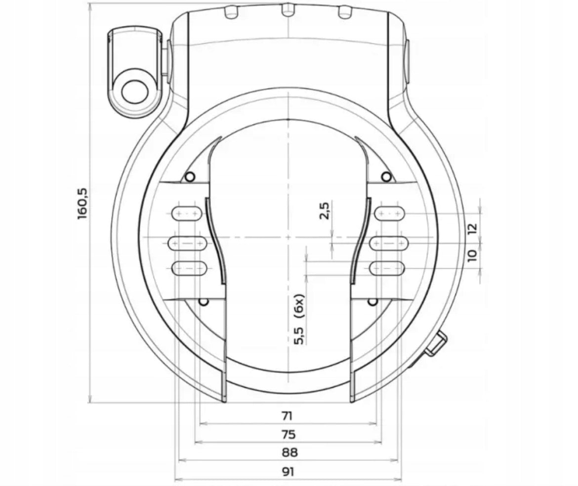 Bicycle protection wheel lock AXA Defender EAN (GTIN) 8713249235783