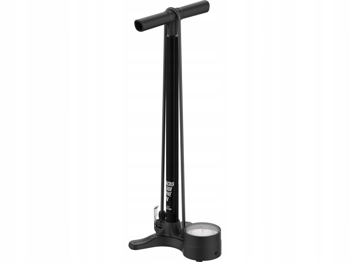 Bicycle pump Lezyne Macro HV Floor Drive DV 100psi flat black