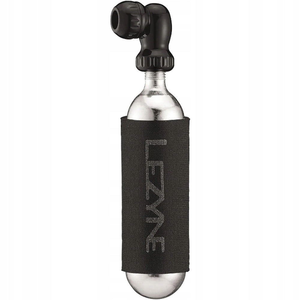 Bicycle pump Lezyne Twin Speed Drive CO2 + 1x cartridge 16g gloss black Kind CO2 cartridges