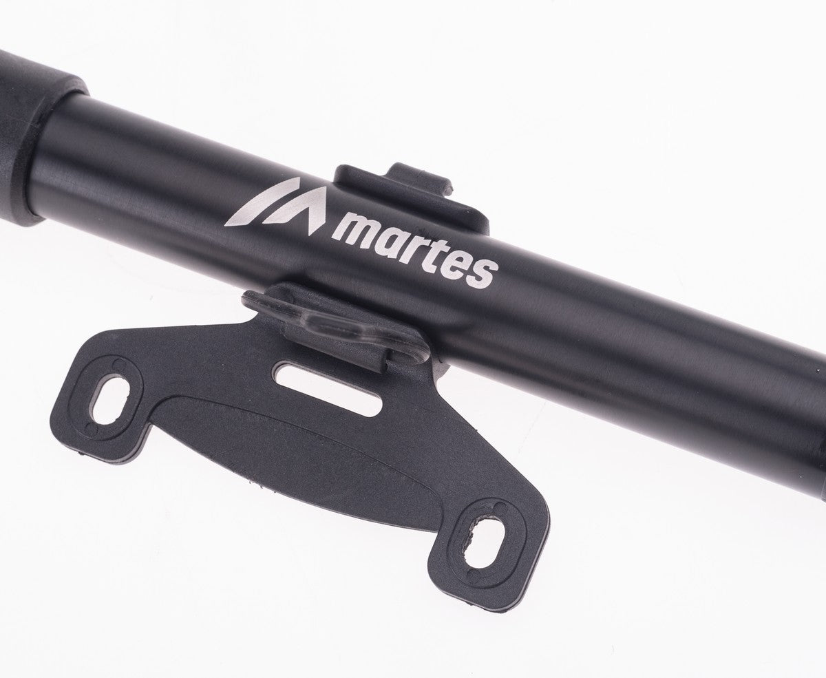 Bicycle pump MARTES MANOPUMP II pressure gauge 6 bar AV FV DV Dominant material synthetic material