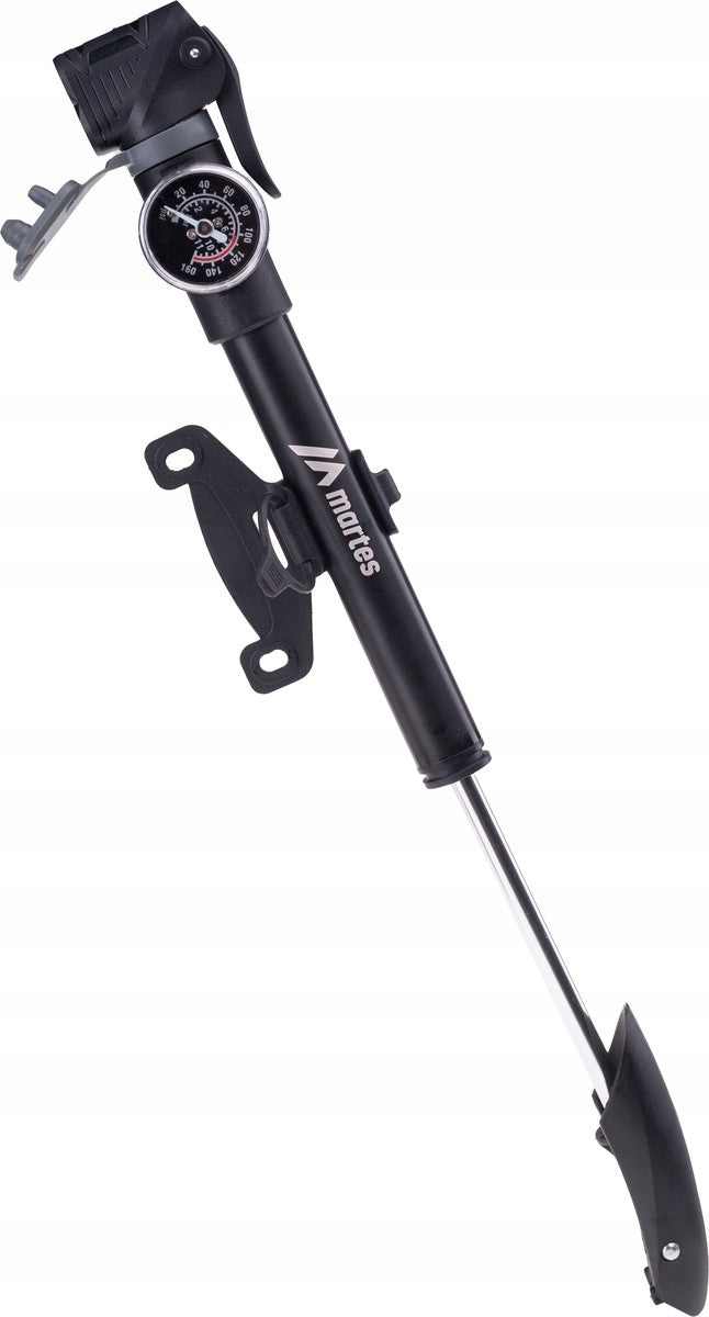 Bicycle pump MARTES MANOPUMP II pressure gauge 6 bar AV FV DV Length 29 cm