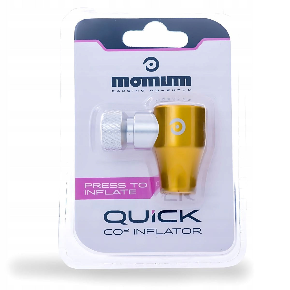 Bicycle pump Momum Quick CO2 Inflator gold cartridge pump Packaging status original