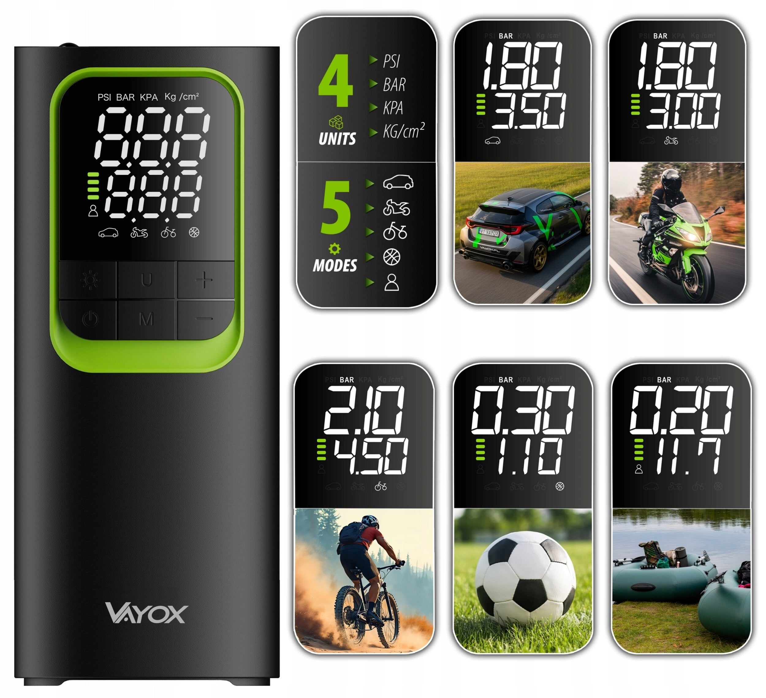 Bicycle pump VAYOX VA0410 Color black