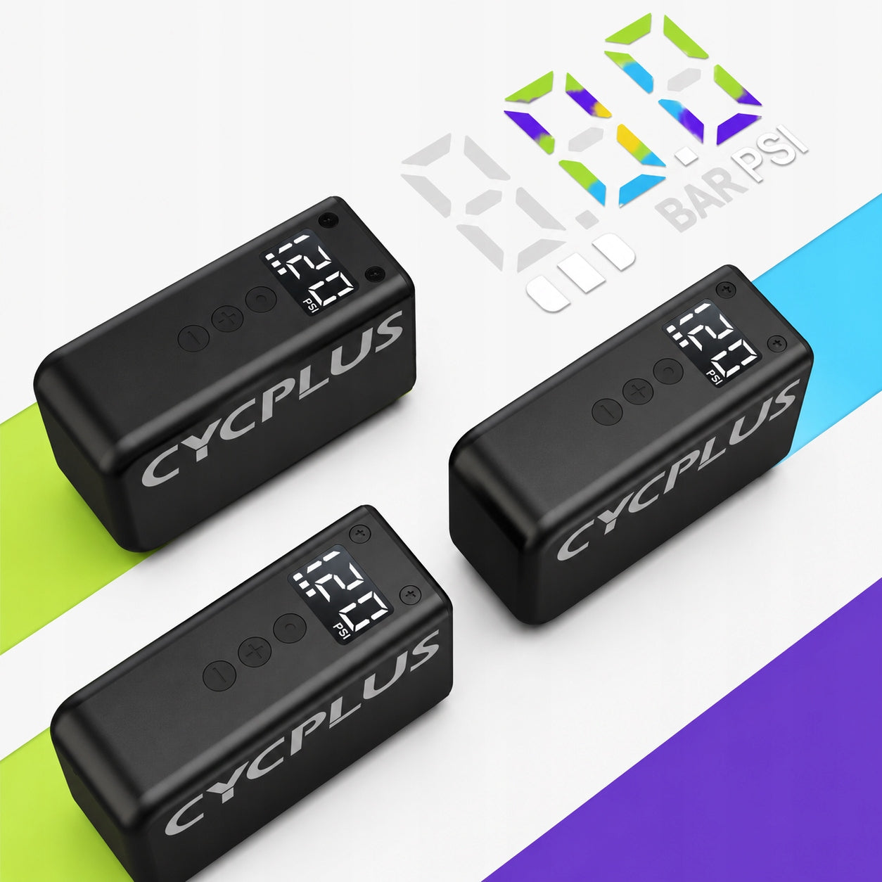 Bicycle pump electric mini compressor for bike Cycplus AS2 Pro Manufacturer code Pompka rowerowa elektryczna Cycplus AS2 Pro