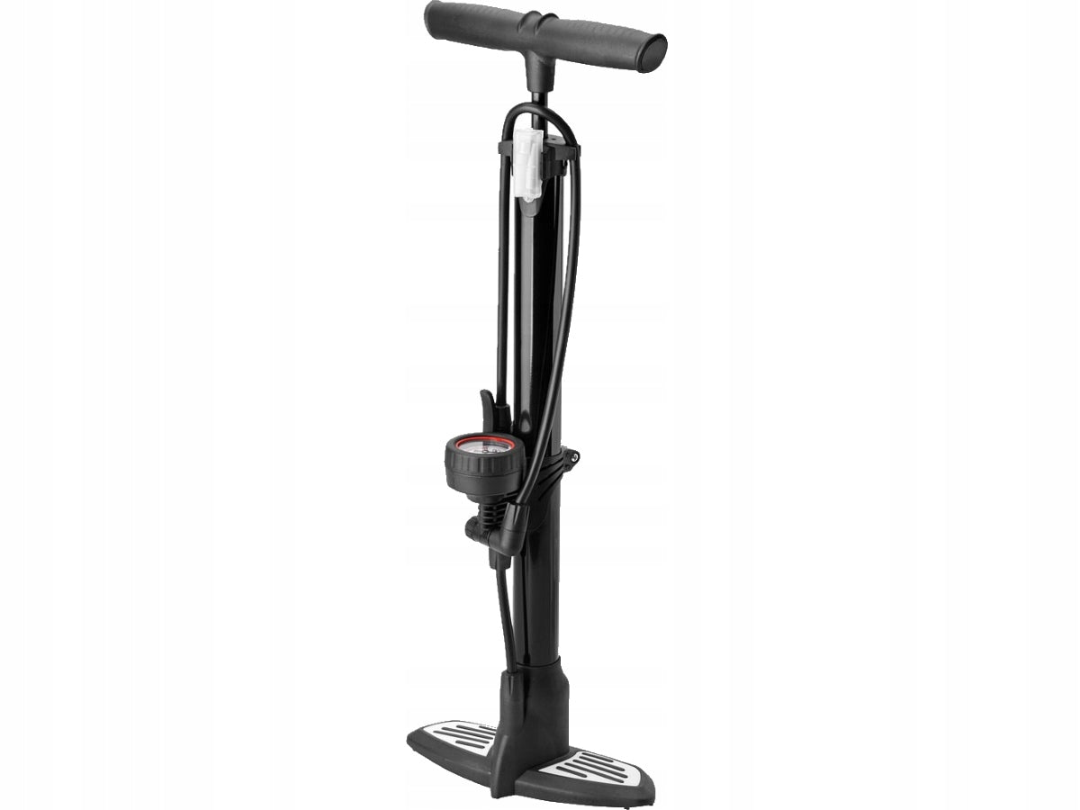 Bicycle pump for bike with pressure gauge schrader, Presta, Dunlop and MTB