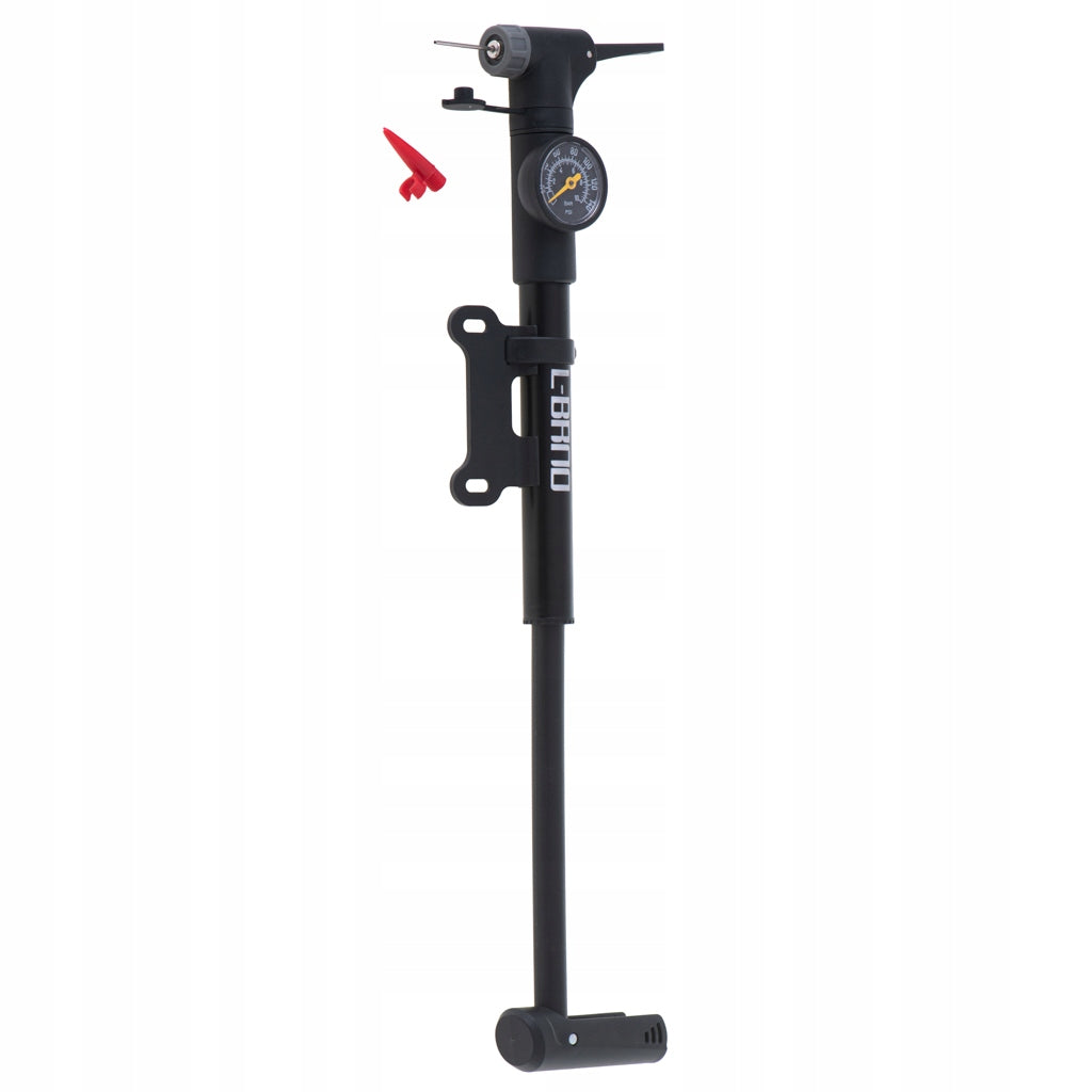 Bicycle pump with pressure gauge hand grip Model KX5058