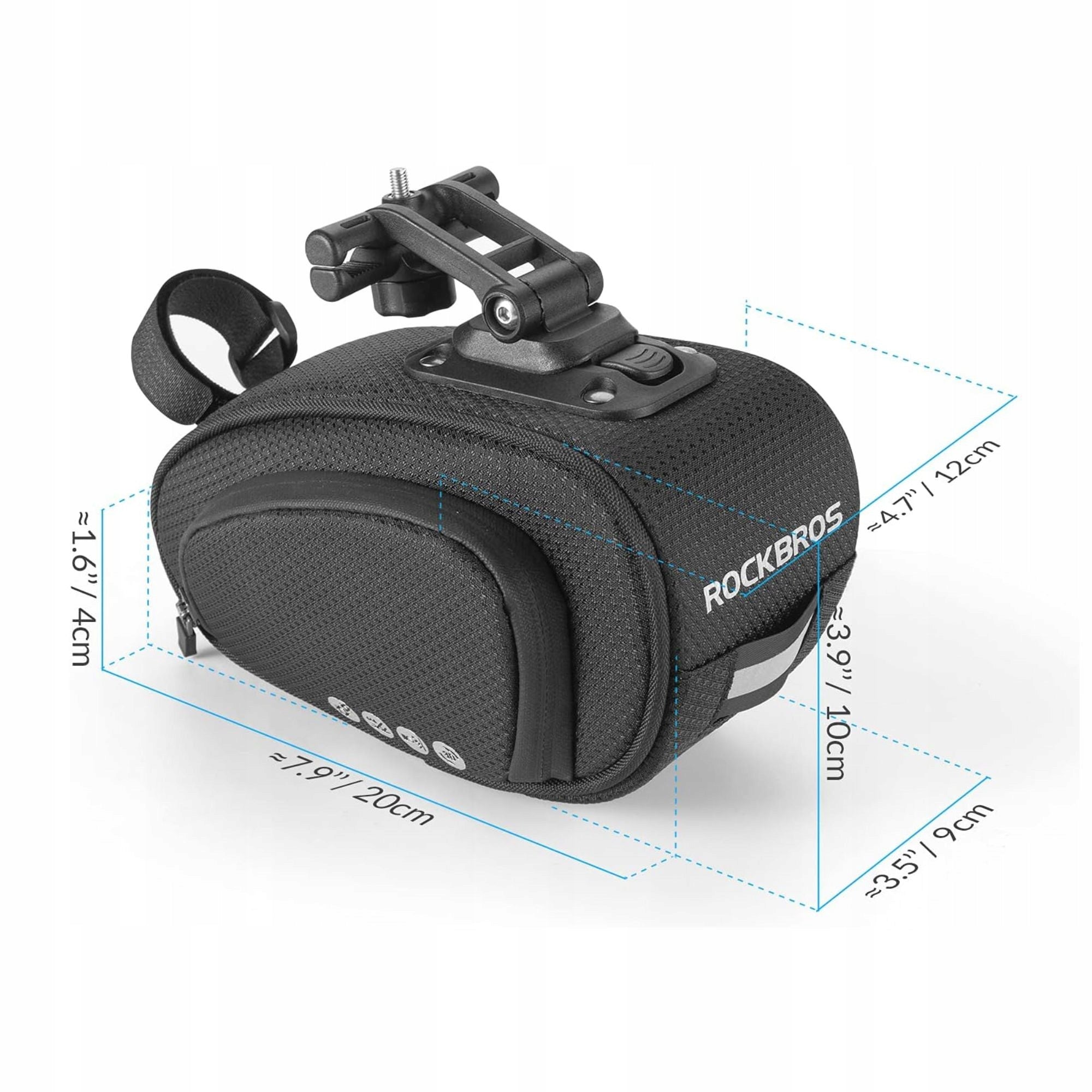 Bicycle saddle bag Rockbros C40 Capacity 1 l