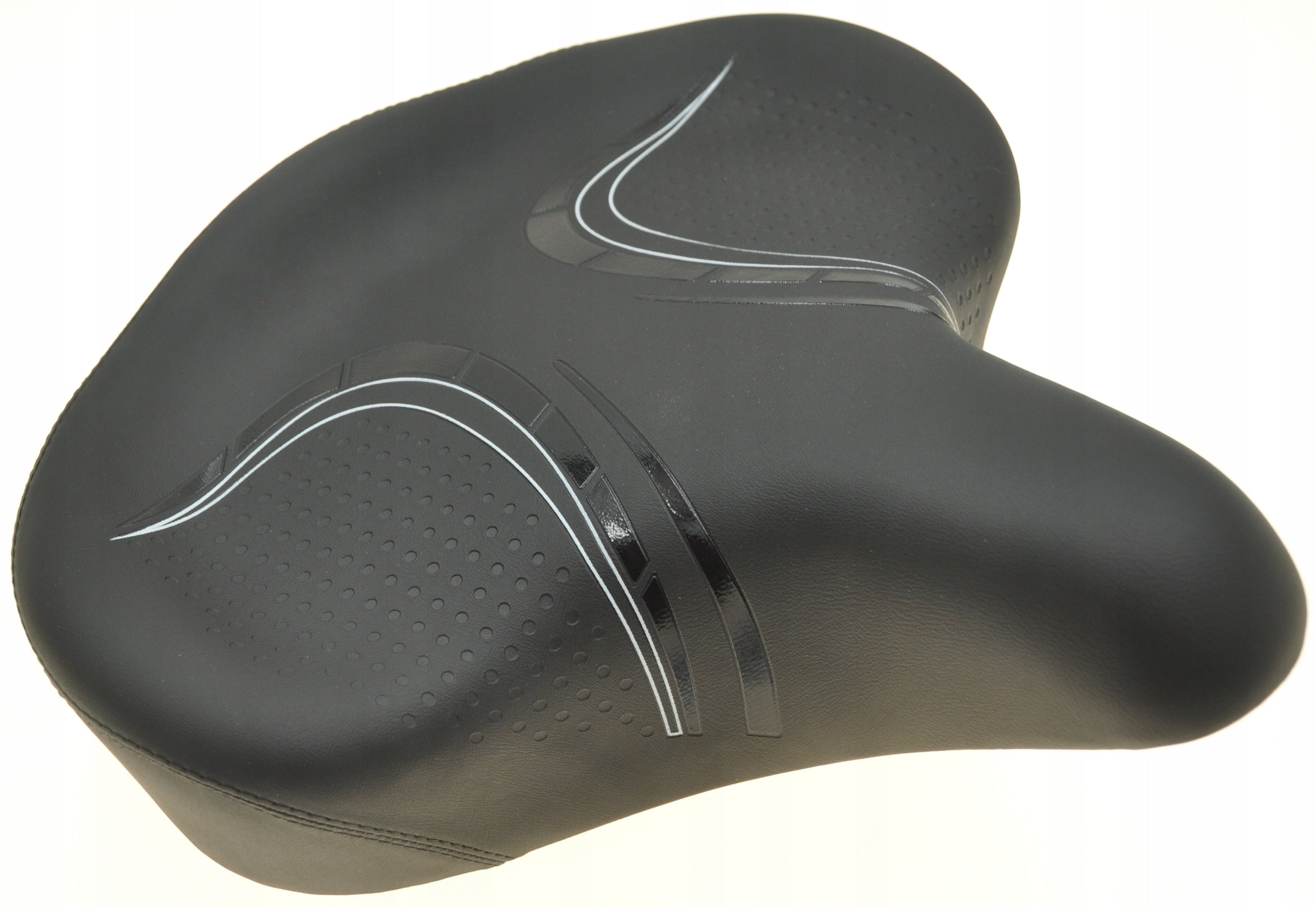 Bicycle saddle wide comfortable HSD-AZ-6002 325x310 mm EAN (GTIN) 5906122304185