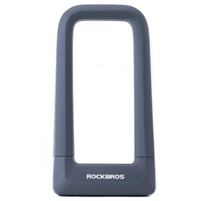 Bicycle security key closure, U-LOCK ROCKBROS RKS626-GR grey Color gray
