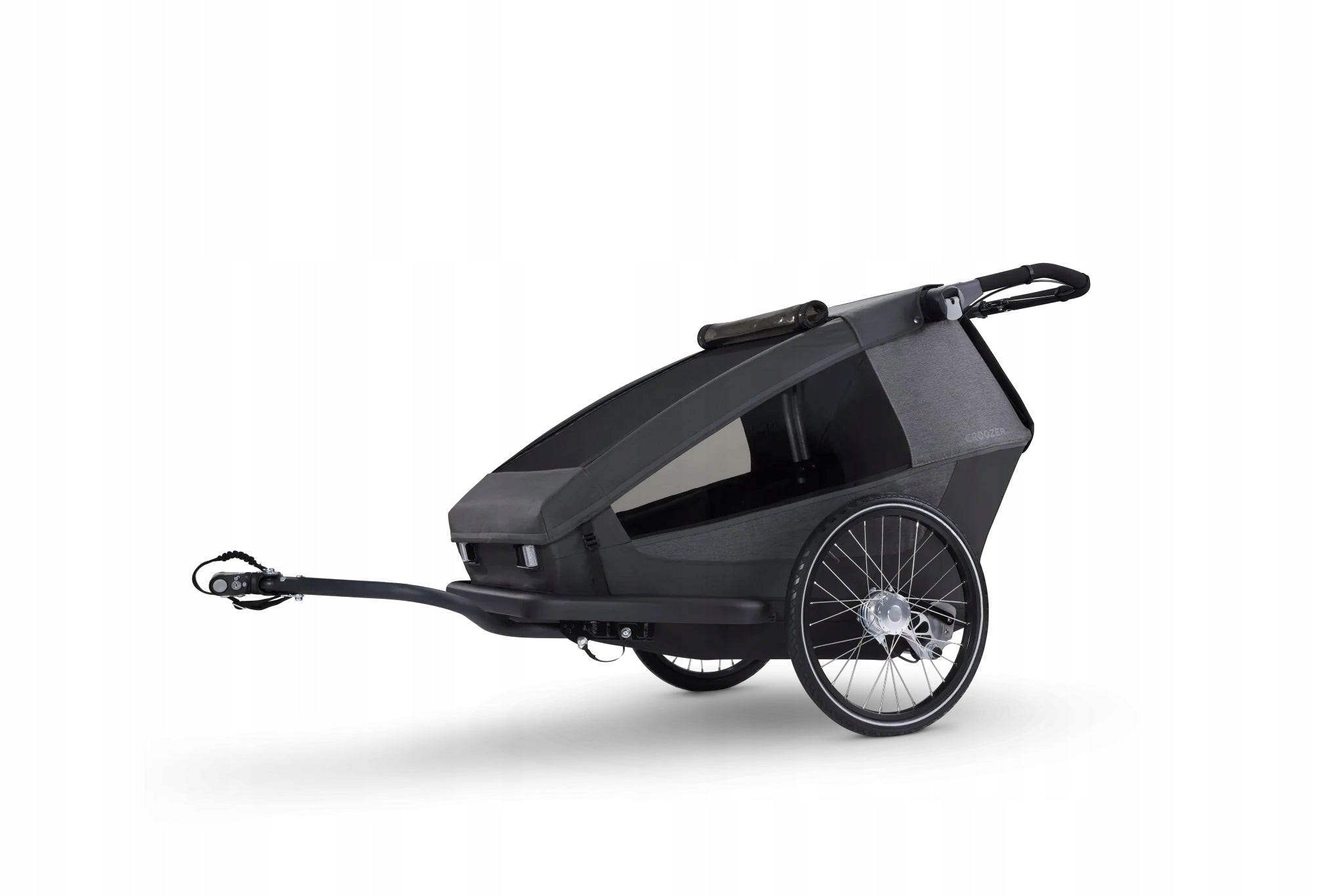 Bicycle trailer Croozer Yuuna Moonlight Black 2 - modular without seats