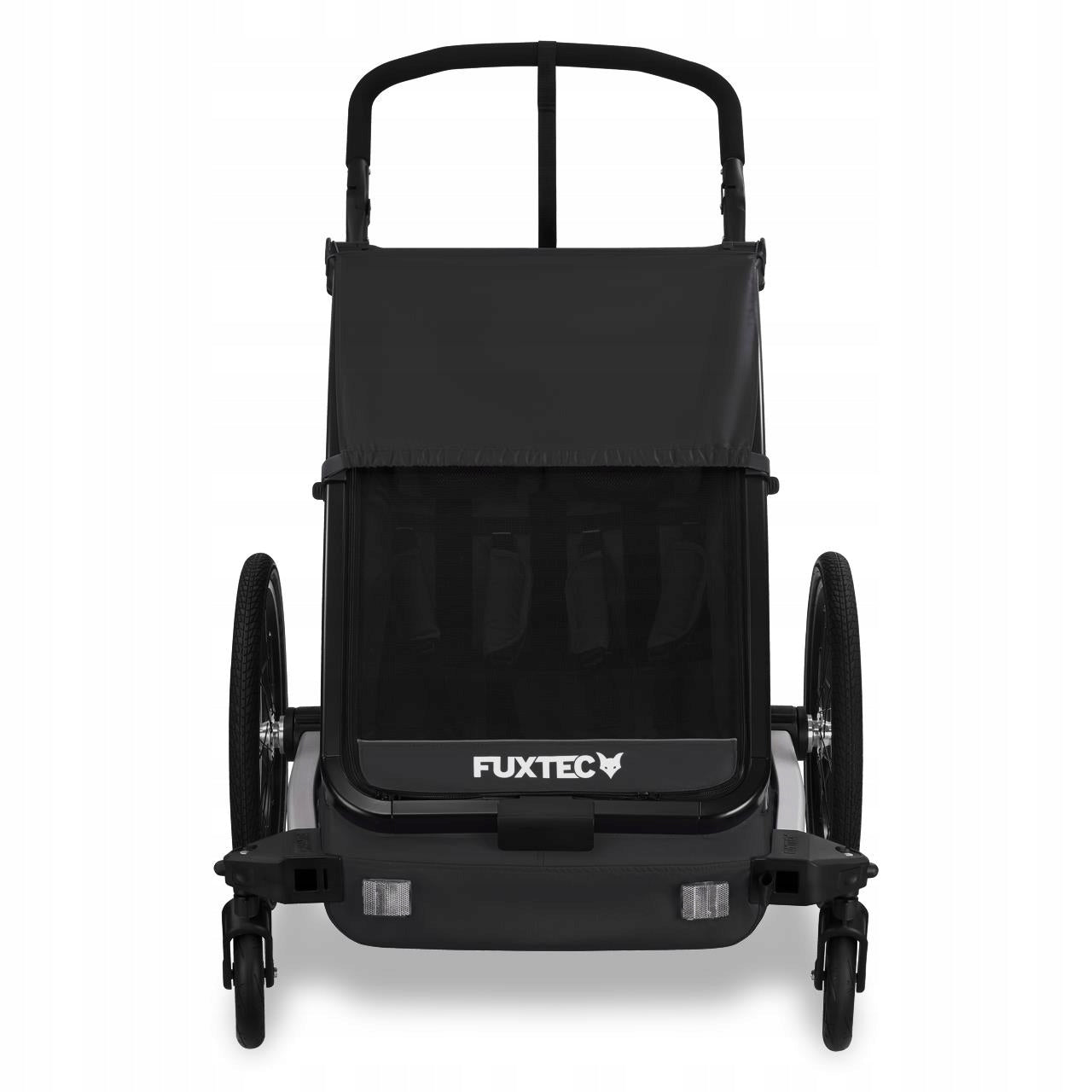 Bicycle trailer FUXTEC FX-FA1-SET-BLACK with jogger wheel For for kids