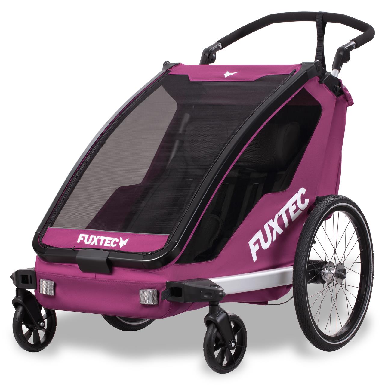 Bicycle trailer FUXTEC FX-FA1-SET with jogger wheel EAN (GTIN) 4260249440098