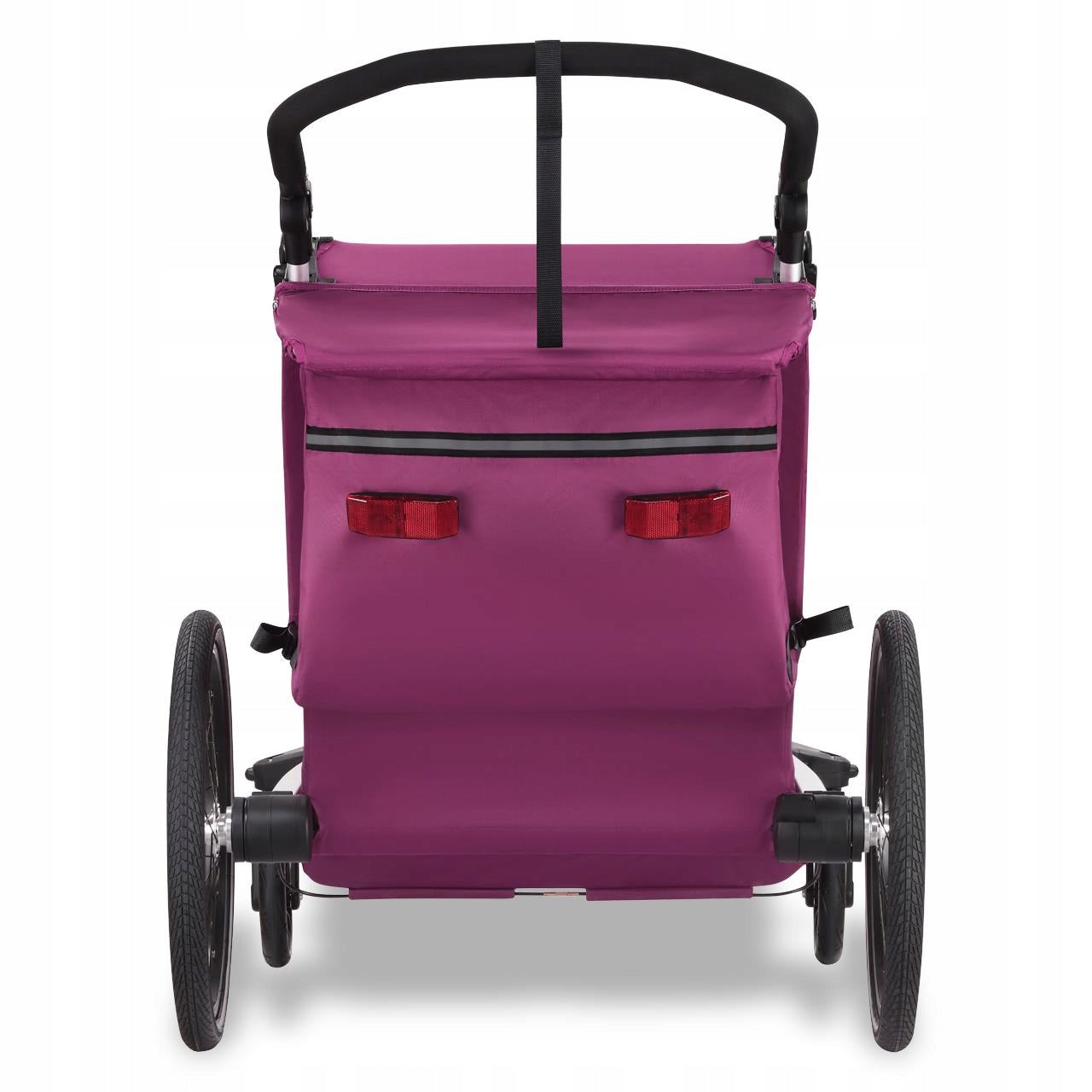 Bicycle trailer FUXTEC FX-FA1-SET with jogger wheel Model FX-FA1-SET-PURPUR