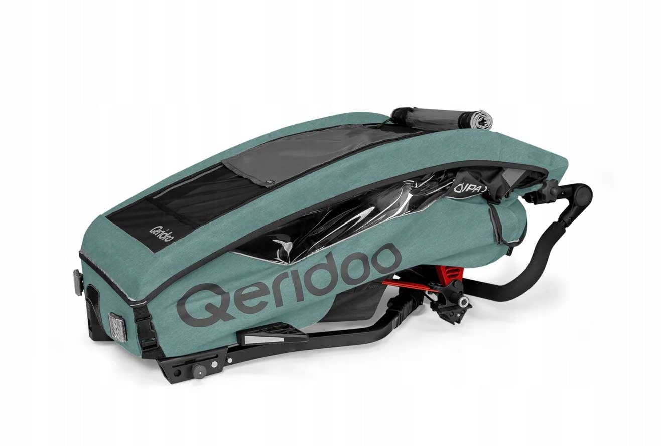 Bicycle trailer QERIDOO QUPA 1 Plus Blue Brand Qeridoo