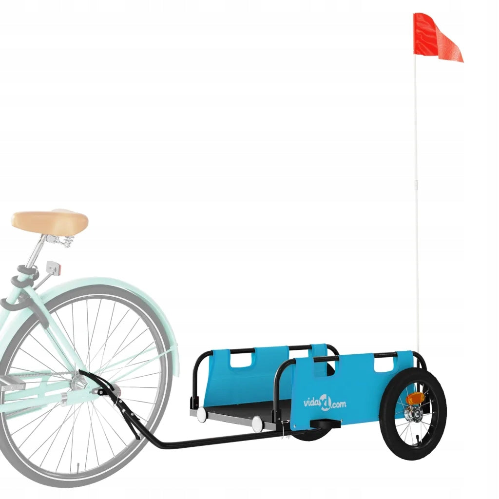 Bicycle trailer blue 122 x 53 x 33 cm, Oxford fabric, iron Brand no brand