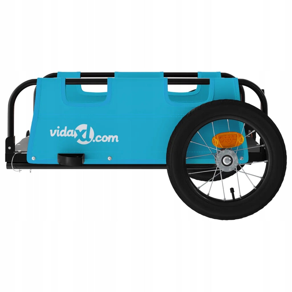 Bicycle trailer blue 122 x 53 x 33 cm, Oxford fabric, iron For for kids