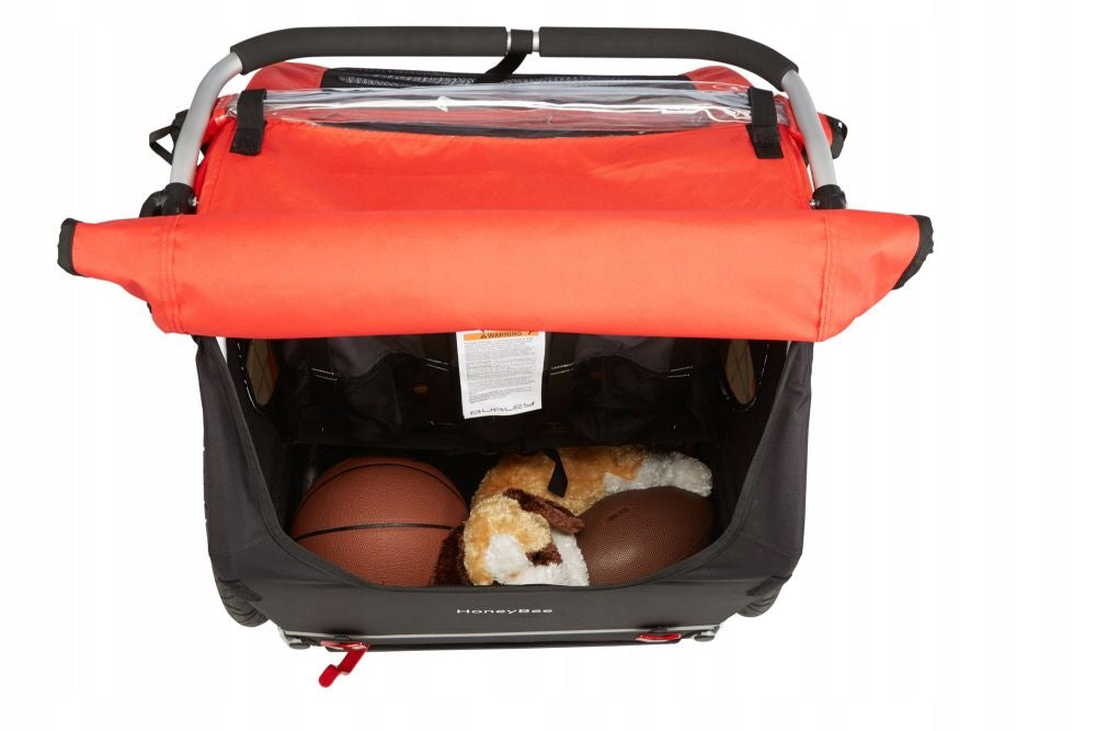 Bicycle trailer for 2 children Burley Honey Bee For for kids