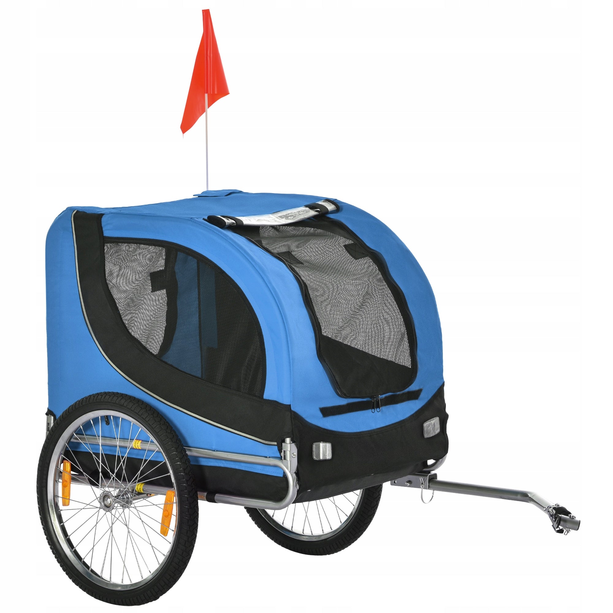 Bicycle trailer for dog PawHut maximum weight of dog 40 kg Size M/L