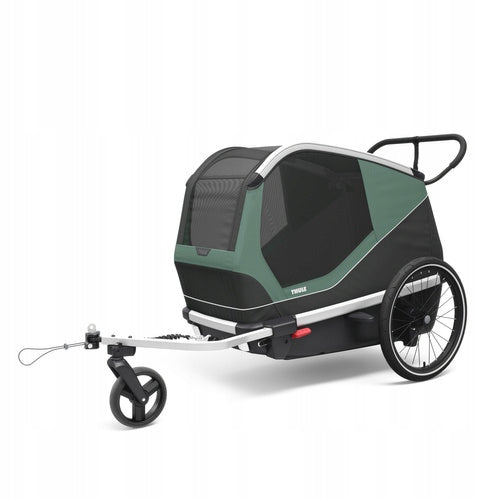 Bicycle trailer for dogs - Thule Bexey L up to 45 kg - Haze green Brand Thule