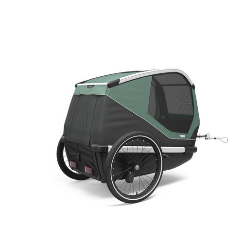 Bicycle trailer for dogs - Thule Bexey L up to 45 kg - Haze green Model Cross 2