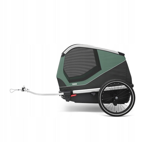 Bicycle trailer for dogs - Thule Bexey M up to 35 kg - Haze green Color green