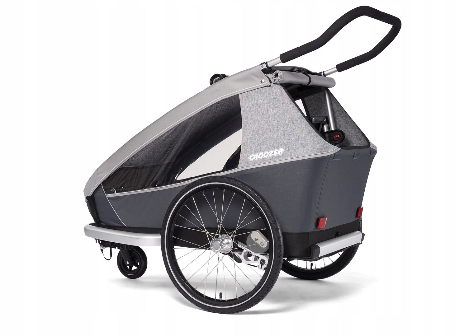 Bicycle trailer for two children Croozer Kid Keeke 2 + cover Number of seats 2