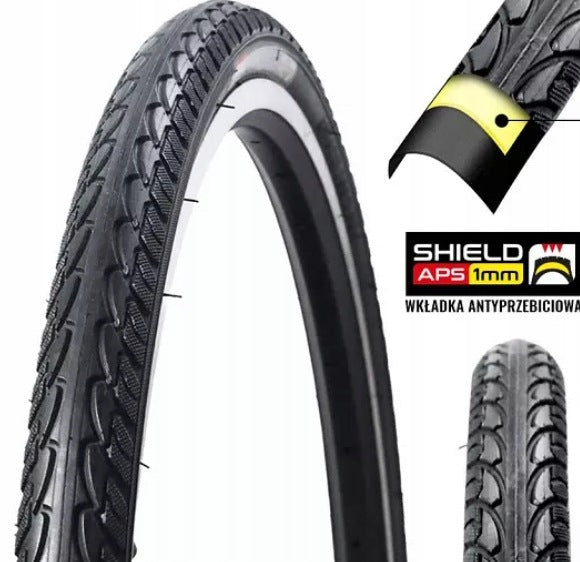 Bicycle trekking tyre 28" 700x35(37-622)CITY RIDER TRC ANTIPRIOR 06662