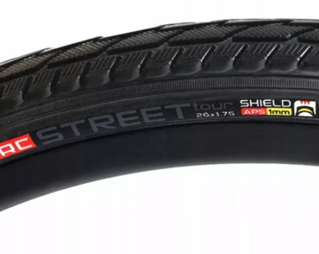 Bicycle tyre 26 x 1.75 STREET TOUR TRC ANTI-PUNCTURE 06665 Brand TRC