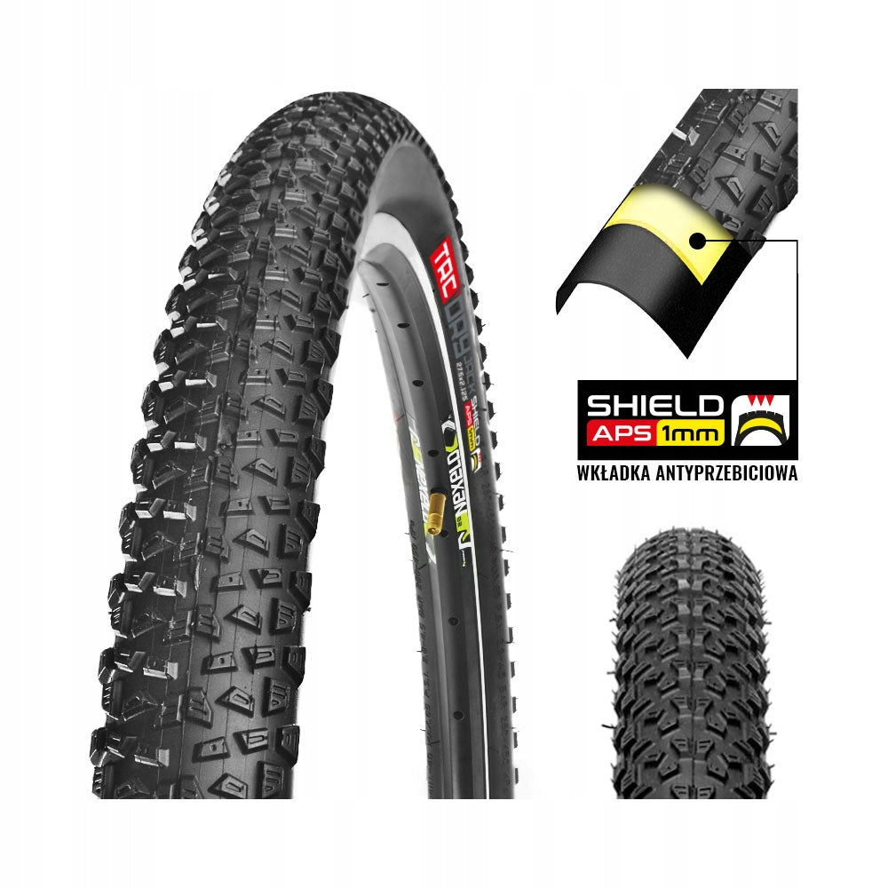 Bicycle tyre 27 5 TRC 27.5 x 2.125 57-584 DRYJACK for bicycle ANTI-PUNCTURE Manufacturer code HY-8005