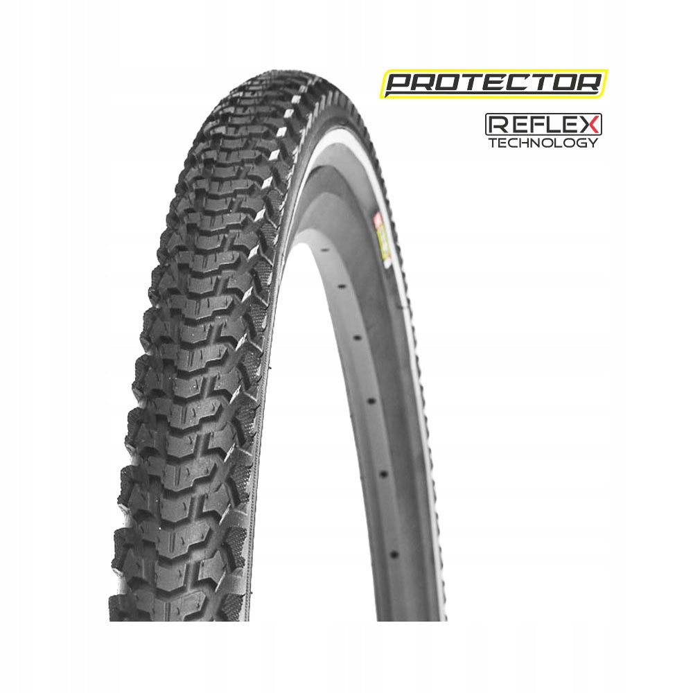 Bicycle tyre 28" TRC 700x40C 42-622 ANTI-PUNCTURE INSERT reflective strip Brand TRC