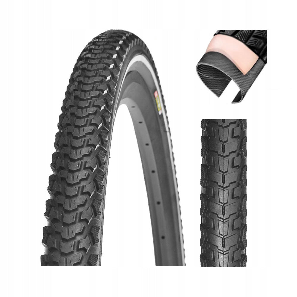 Bicycle tyre 28" TRC 700x40C 42-622 ANTI-PUNCTURE INSERT reflective strip