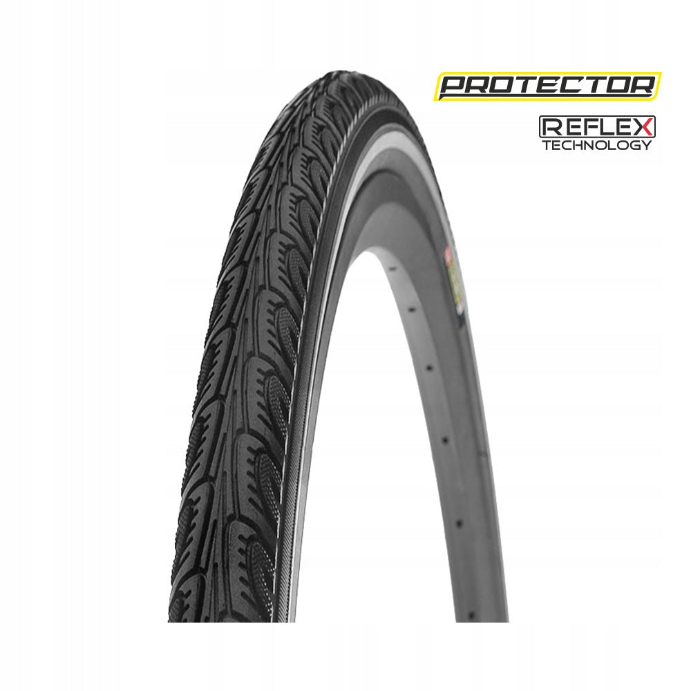 Bicycle tyre 28" TRC ANTI-PUNCTURE 700x35C 37-622 with reflective strip Manufacturer code HY-121 + APS 3mm