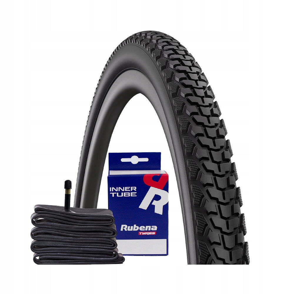 Bicycle tyre 28 and inner tube 700 x 40C 42-622 SET for bike MITAS RUBENA