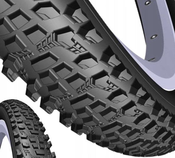 Bicycle tyre Rubena Ocelot 26 x 2,10 inner tube black MTB V2509.MIT Tire type wired