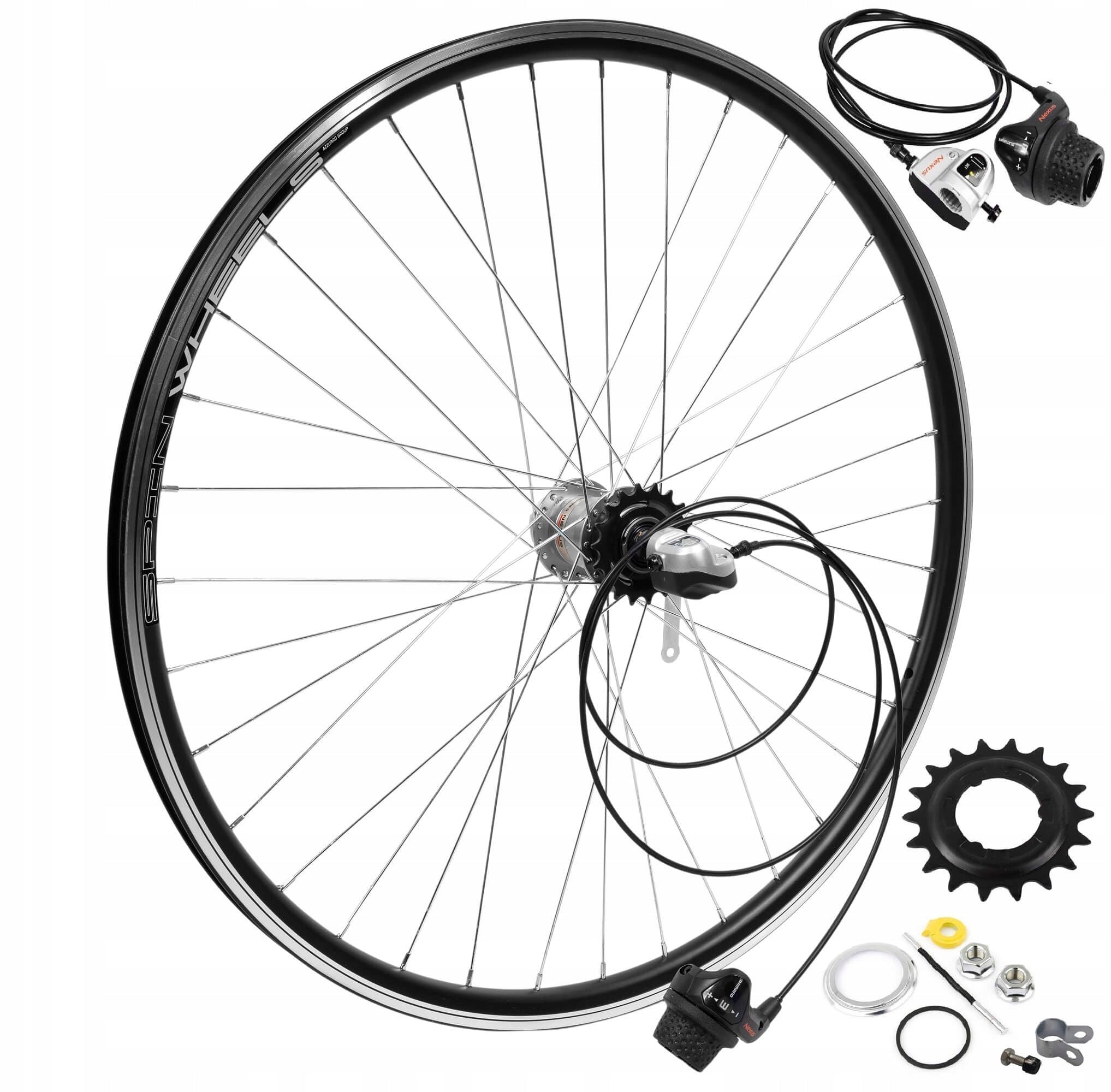 Bicycle wheel complete Rear 28 inches Shimano Nexus 3 gears with shifter