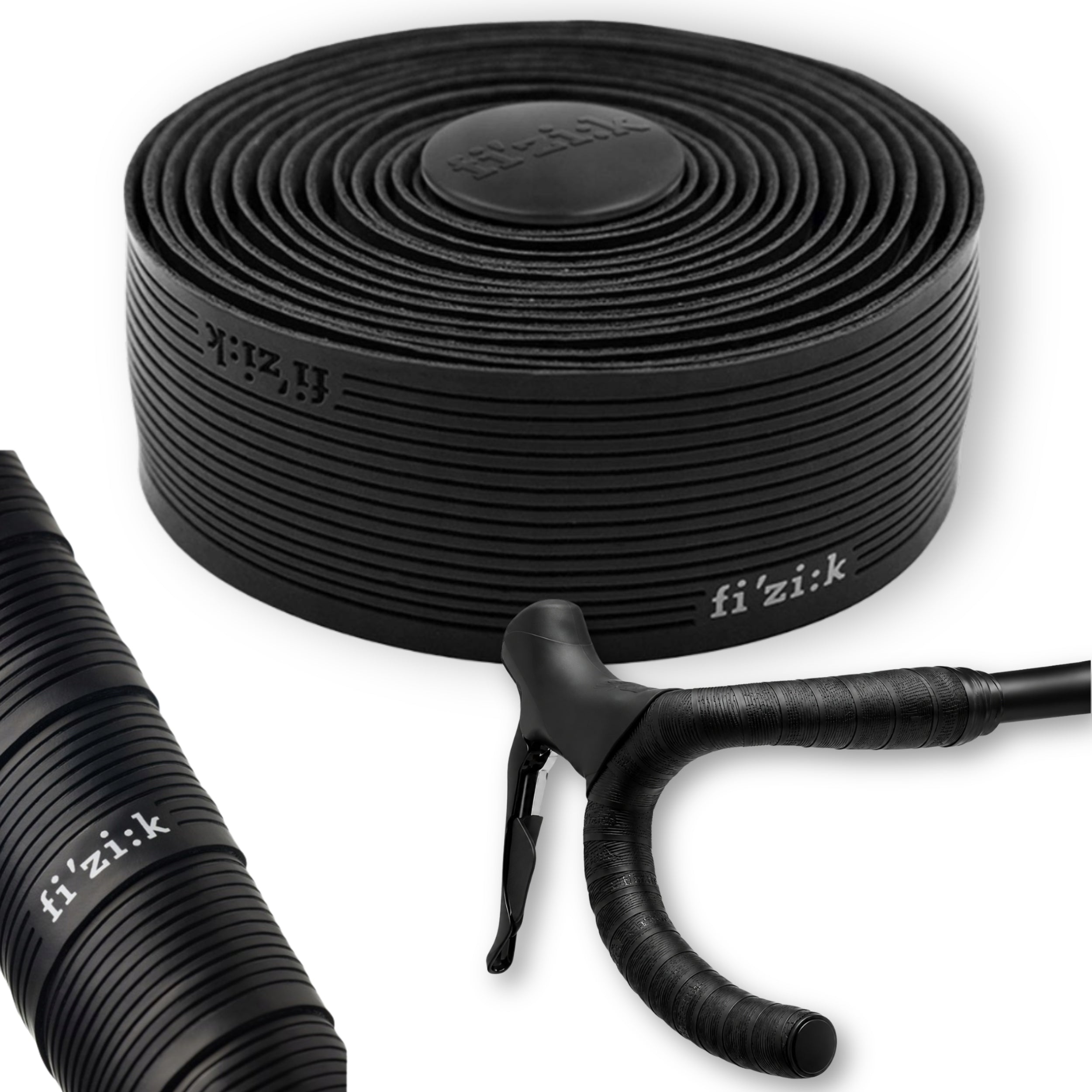 Bicycle wrap Fizik Vento Microtex Tacky 2mm black non-slip