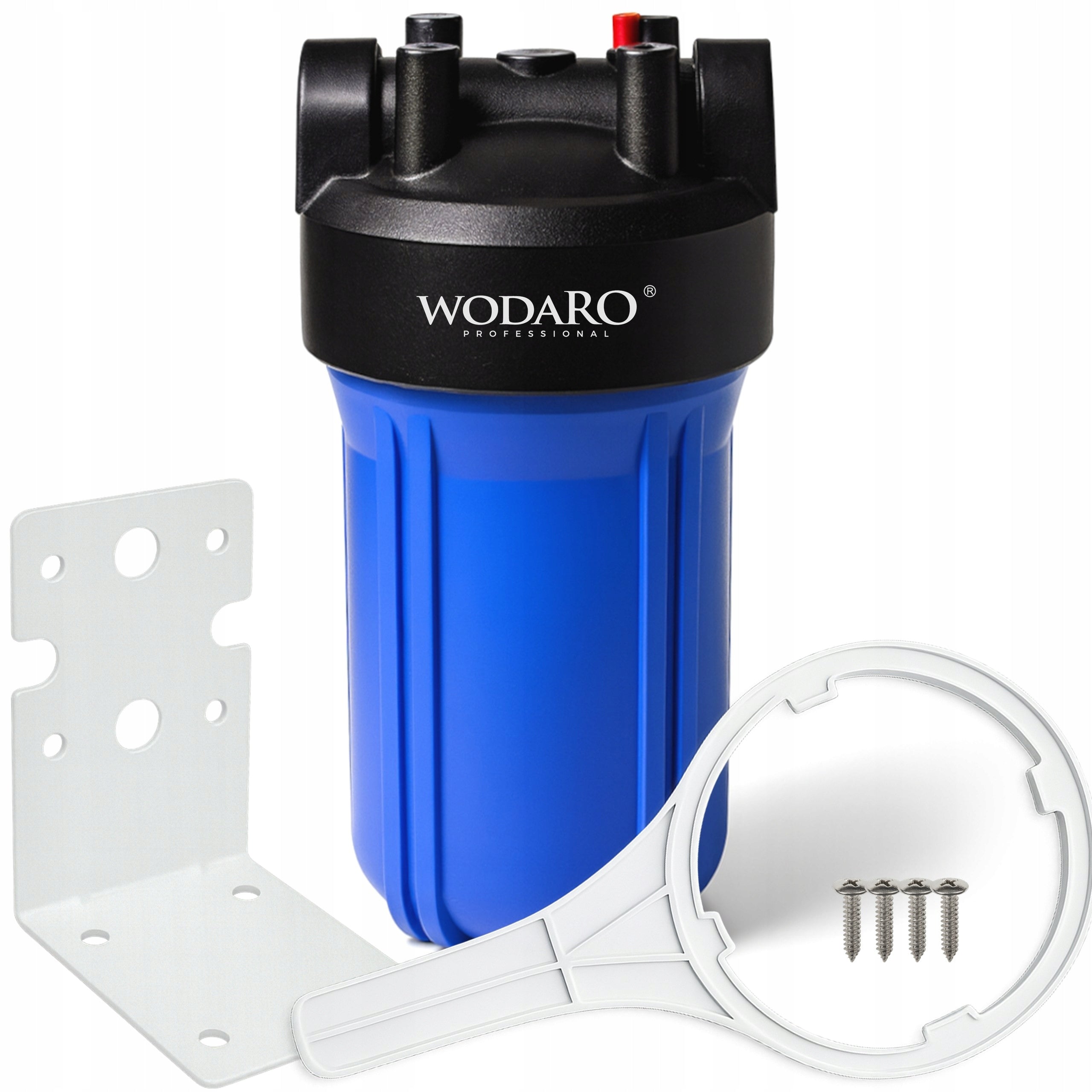 Big Blue 10" In-line Body WodaRO BB 2x O-Ring Water Filter Housing Assembly
