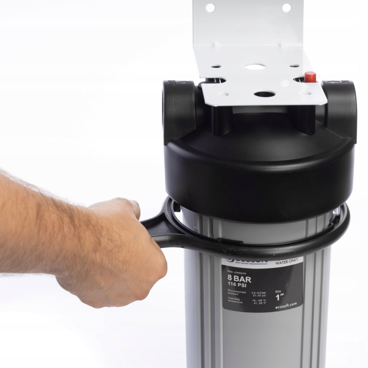 Big Blue 4,5 "x10" in-line water filter body, housing BB 10 Ecosoft Brand Ecosoft