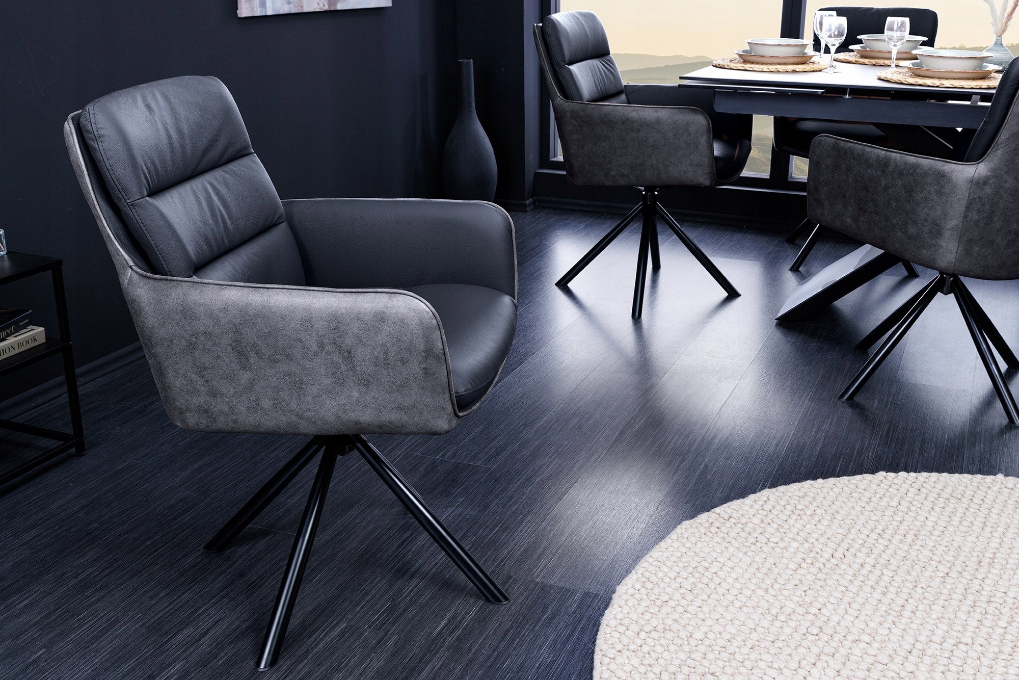 Big George chair with armrest in anthracite 43636 EAN (GTIN) 4251561907017