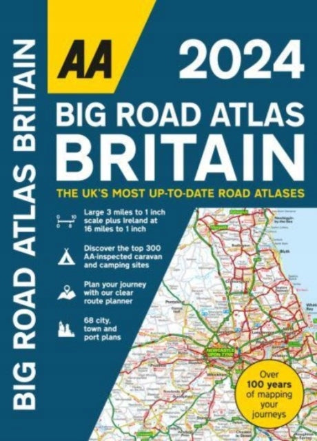 Big Road Atlas Britain 2024 2024 32nd New edition